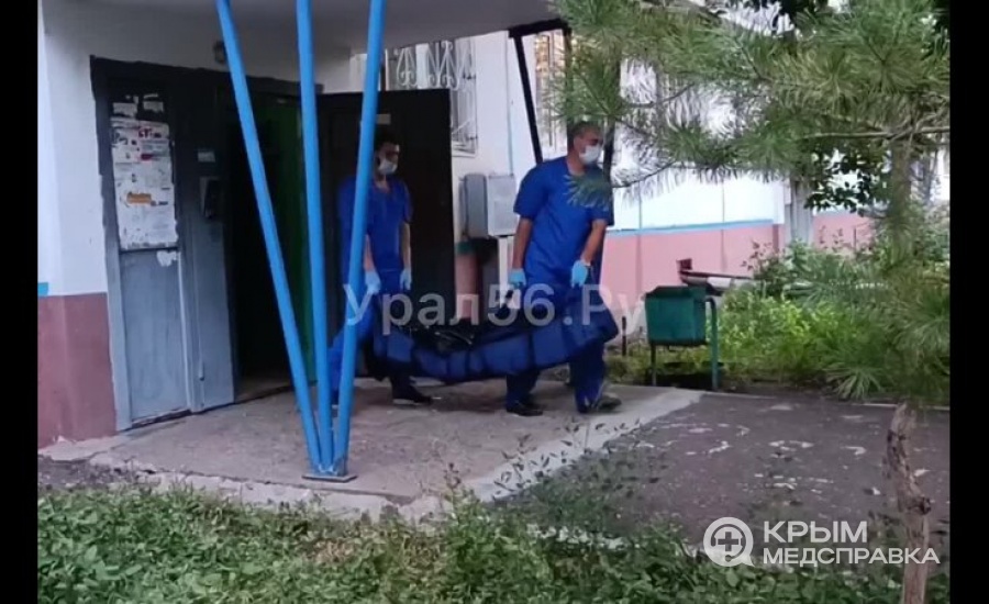 Опубликовано видео с места убийства врача в Оренбурге